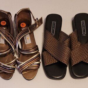 Vintage 2 Pair of Women's Sandals Liz Claiborne/Danelle Size 5 1/2